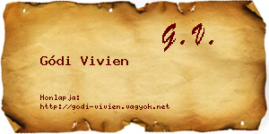 Gódi Vivien névjegykártya